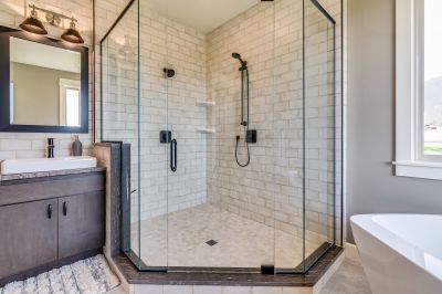 Elegant Glass Shower Door