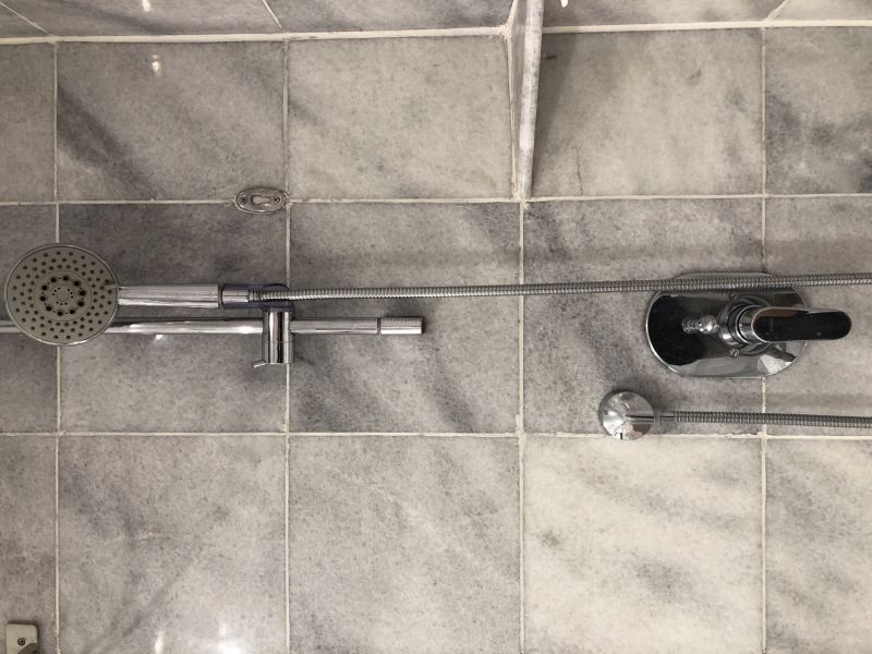 Modern Shower Fixture Setup